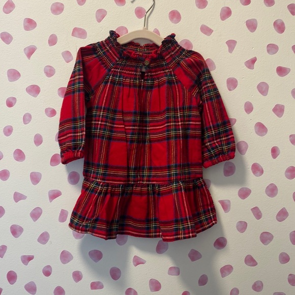 Old Navy Other - Old Navy Baby Plaid Flannel Dress 6-12 Months NWT